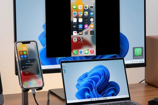 iPhone手机投屏到电脑的方法